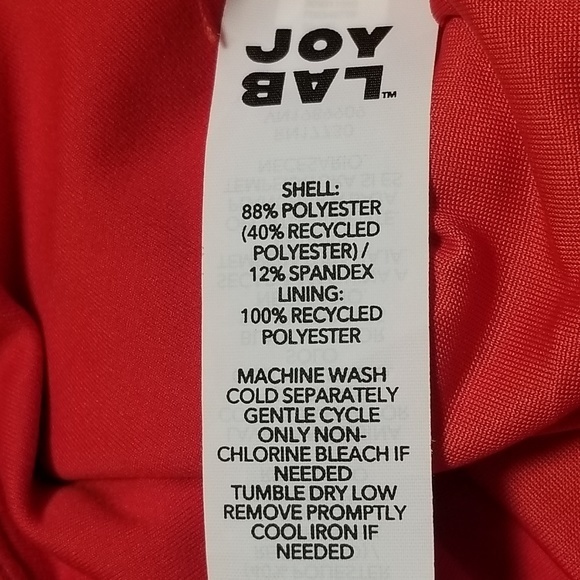 Joy‎ Lab Women’s Volcano Red Athletic Inner Brief Shorts Sz. XS - Picture 6 of 8